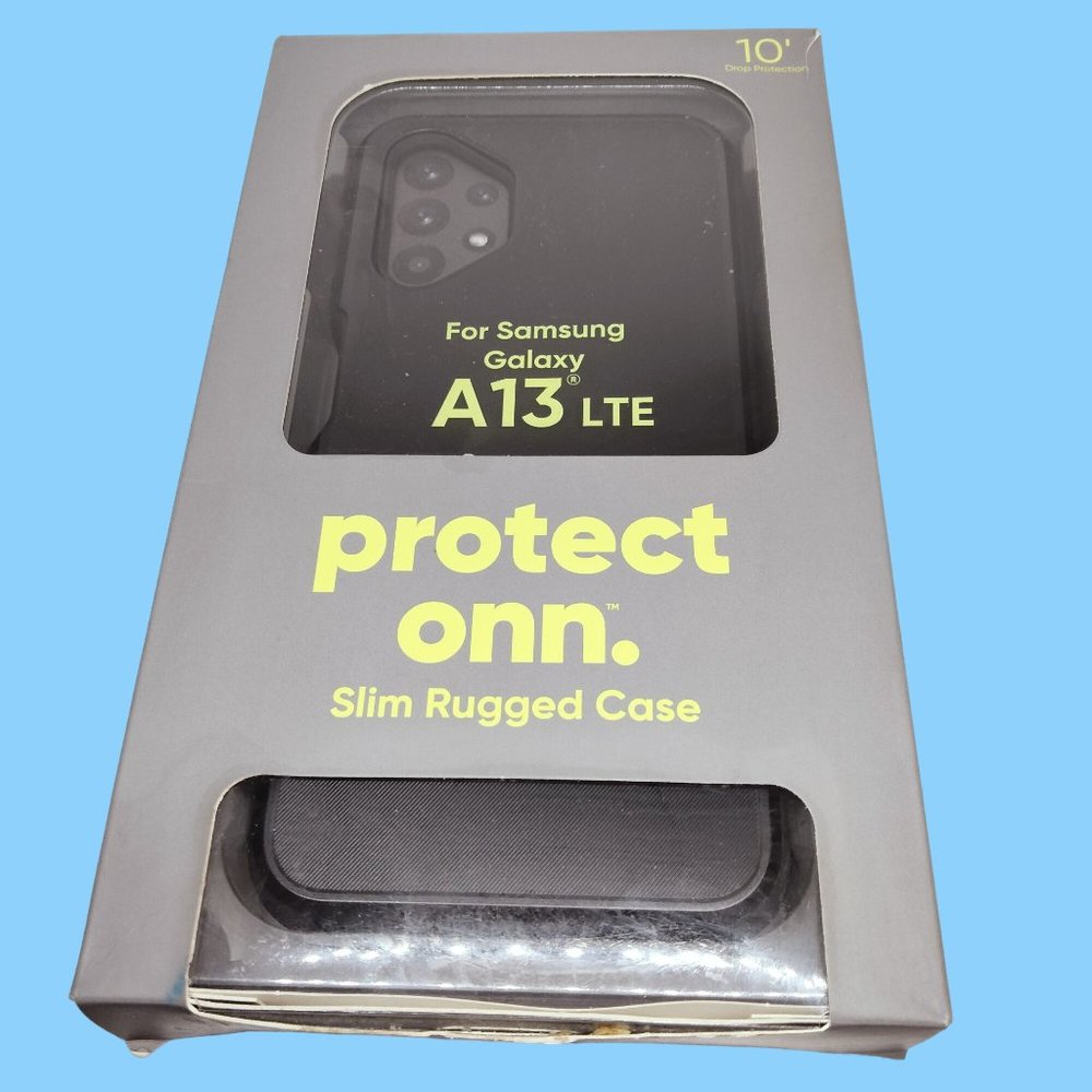 Phone Case Samsung Galaxy Protect Onn Slim Rugged A13 LTE Black 10 ft Drop